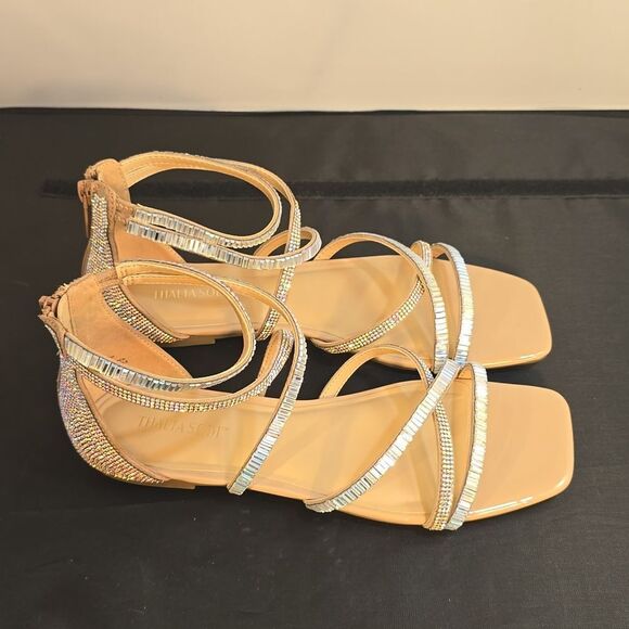 BRAND NEW THALIA SODI WOMEN'S DANA EMBELLISHED STRAPPY FLAT SANDALS - Picture 9 of 16
